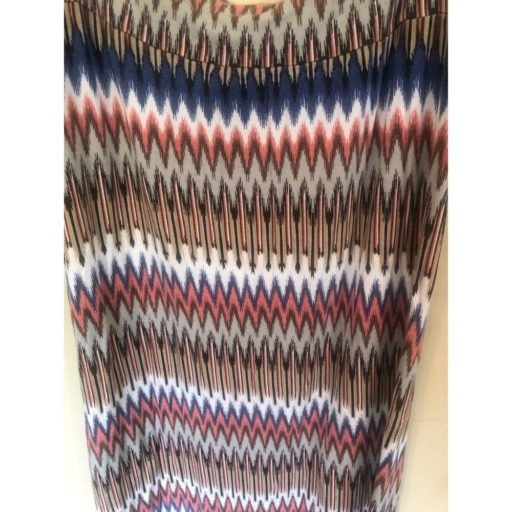 Karen Kane Womens XL southwestern stretchy Chevron Maxi Skirt - Picture 2 of 4